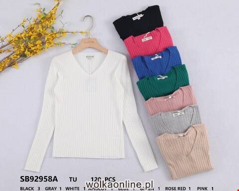 Sweter damskie SB92958A Mix kolor Standard