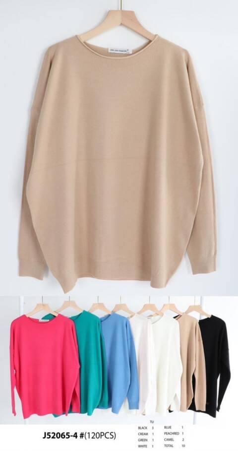 Sweter damskie J52065-4 Mix kolor Standard