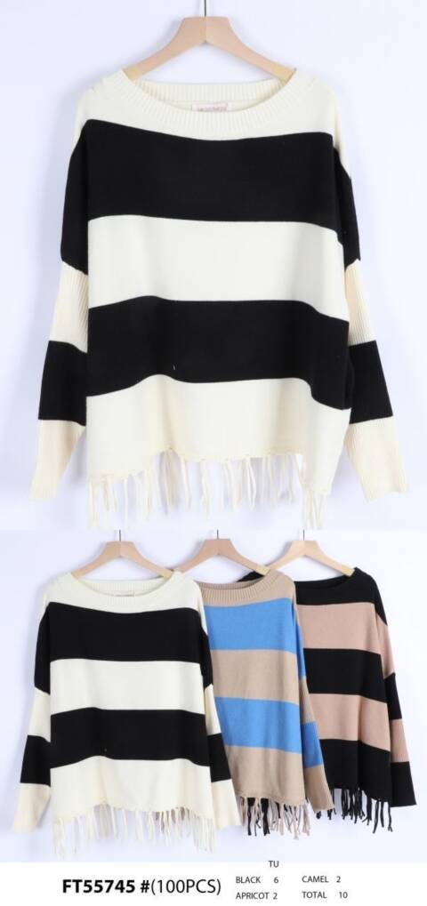 Sweter damskie FT55745 Mix kolor Standard