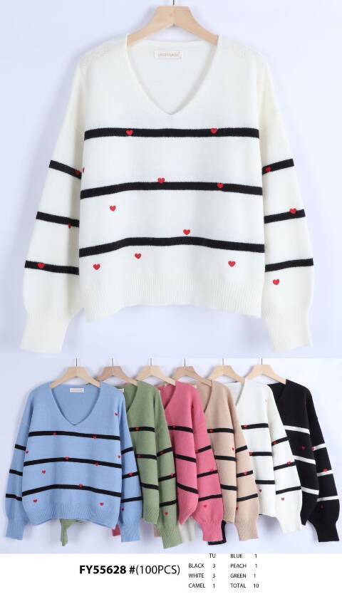 Sweter damskie FY55628 Mix kolor Standard 1