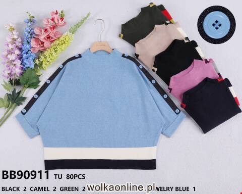 Sweter damskie BB90911 Mix kolor Standard