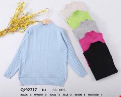 Sweter damskie QJ92717 Mix kolor Standard