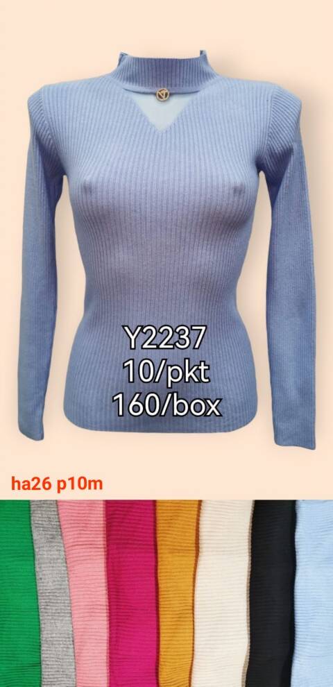 Sweter damskie Y2237 Mix kolor Standard