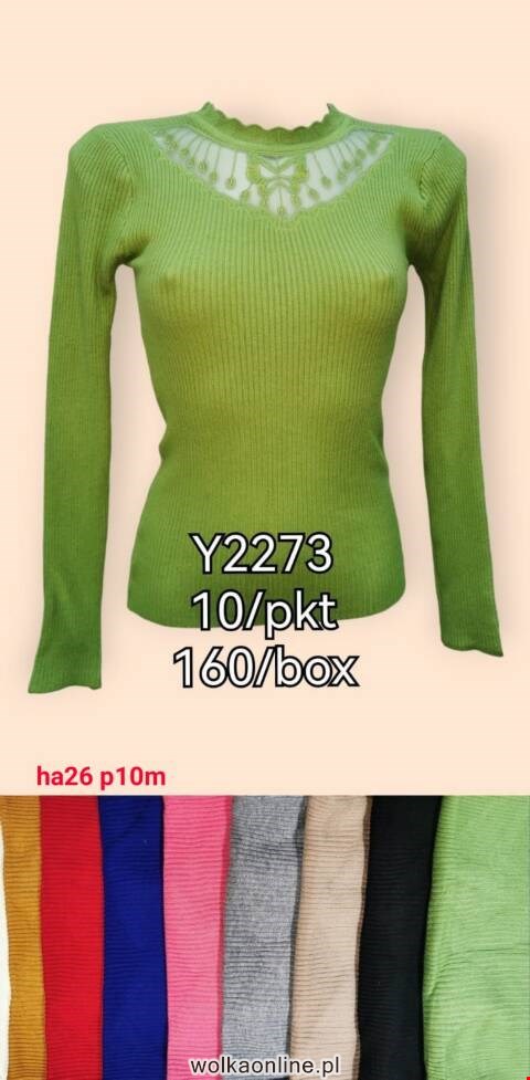 Sweter damskie Y2273 Mix kolor Standard