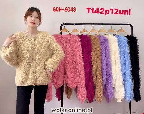 Sweter damskie GQH-6043 Mix kolor Standard