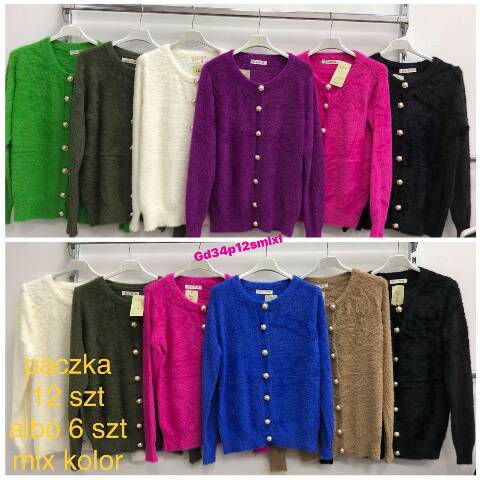 Kardigan damskie 3013 Mix kolor S/M-L/XL 1