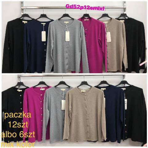 Kardigan damskie 3018 Mix kolor S/M-L/XL