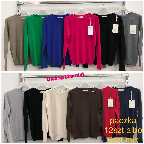 Sweter damskie 3019 Mix kolor S/M-L/XL