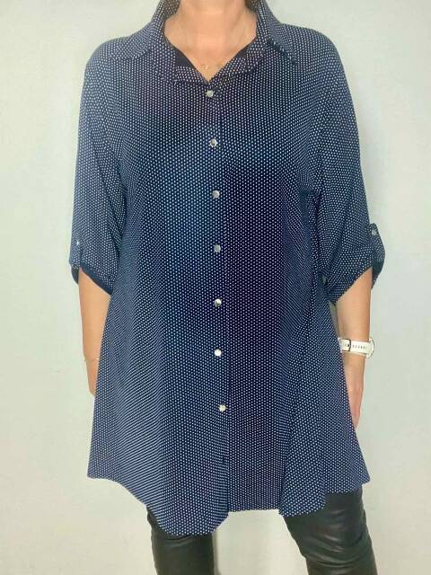 Tunika damskie 3539 Mix kolor Standard (Towar Polskie)