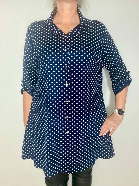 Tunika damskie 3540 Mix kolor Standard (Towar Polskie)