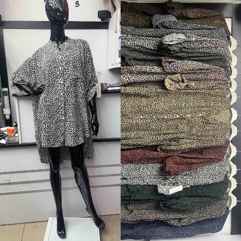 Koszula damskie 3962 Mix kolor Standard (Towar Włoskie)