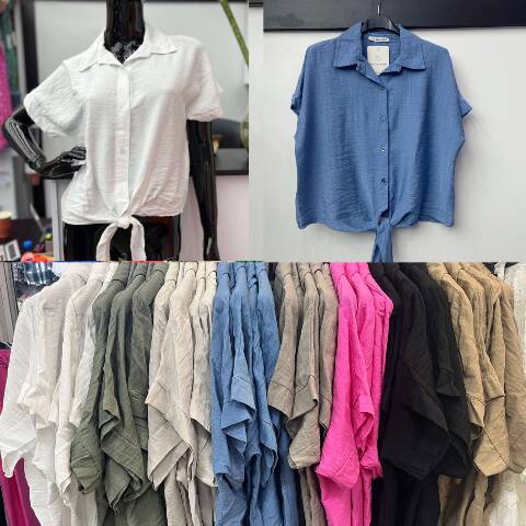 Koszula damskie 3969 Mix kolor Standard (Towar Włoskie)