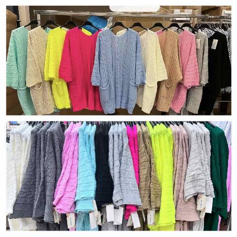 Narzutka damskie 4175 Mix kolor Standard (Towar Włoskie) 1