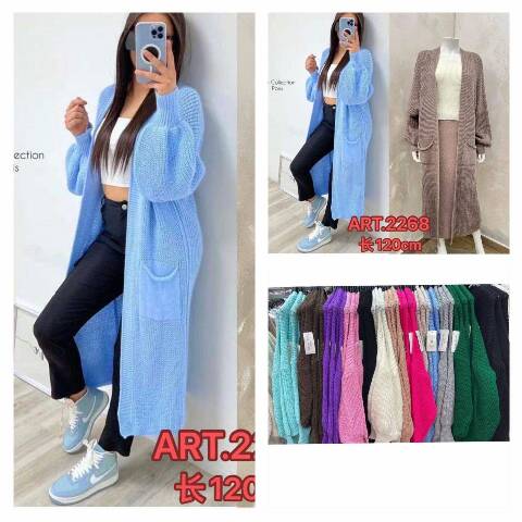 Narzutka damskie 4187 Mix kolor Standard (Towar Włoskie)