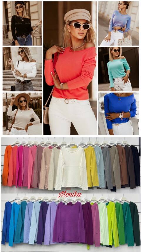 Sweter damskie 4189 Mix kolor Standard (Towar Włoskie) 1