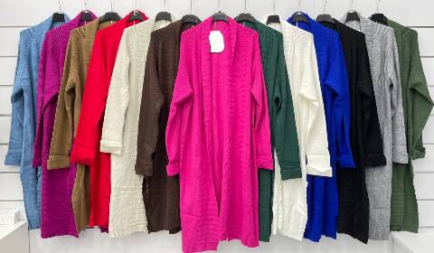 Narzutka damskie 4196 Mix kolor Standard (Towar Włoskie)