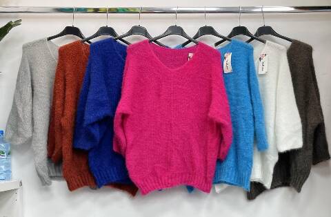 Sweter damskie 4246 Mix kolor Standard (Towar Włoskie) 1