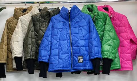 Cienka kurtka damskie 4250 Mix kolor Standard (Towar Włoskie) 1