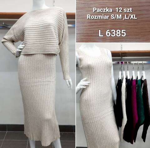 Komplet damskie L6385 Mix kolor S/M-L/XL 1