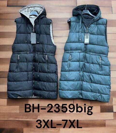 Kamizelka zimowa damskie BH-2359BIG 1 kolor 3XL-7XL 1