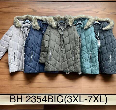 Kurtka  zimowa damskie BH-2354BIG 1 kolor 3XL-7XL 1