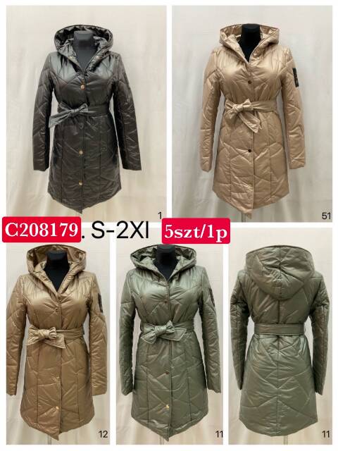Cienka kurtka damskie C208179 1 kolor S-2XL
