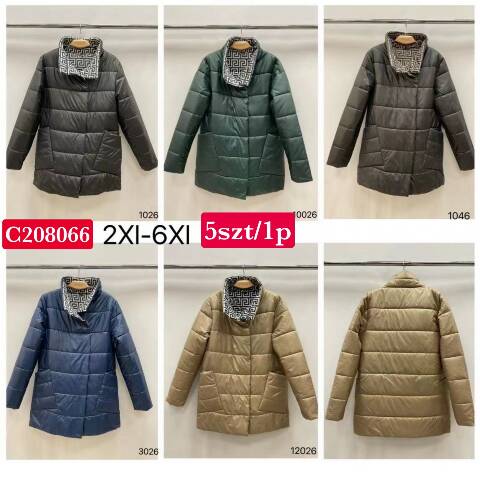 Cienka Kurtka Damskie C208066 1 kolor 2XL-6XL 1