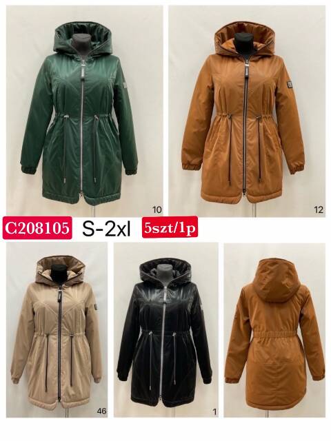 Cienka Kurtka Damskie C208105 1 kolor S-2XL