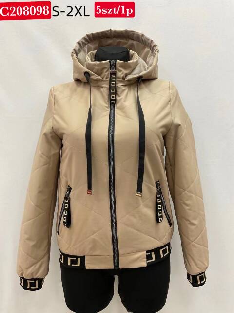 Cienka Kurtka Damskie C208098 1 kolor 3XL-7XL