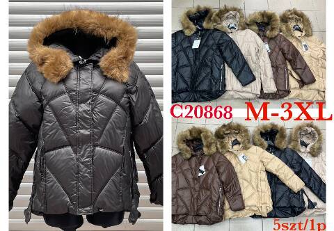 Zimowa kurtka Damskie C20868 1 kolor M-3XL