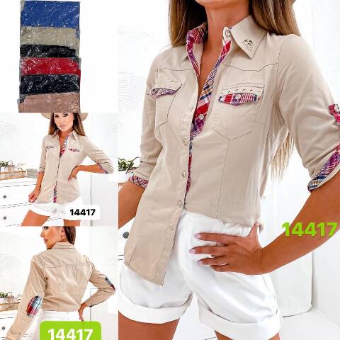 Koszula damskie 14417 Mix kolor 36-44 1