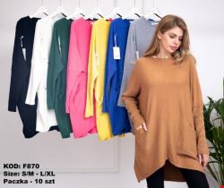 Sweter damskie F870 Mix kolor S/M-L/XL