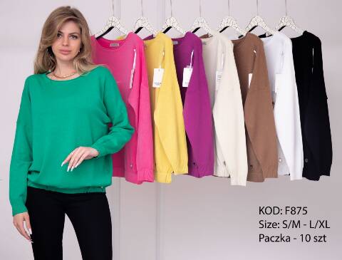 Sweter damskie F875Mix kolor S/M-L/XL 1