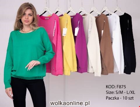 Sweter damskie F875Mix kolor S/M-L/XL