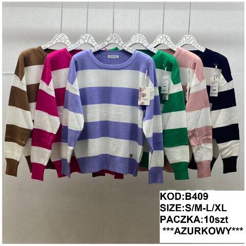 Sweter damskie B409 Mix kolor S/M-L/XL