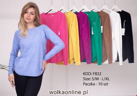 Sweter damskie F822 Mix kolor S/M-L/XL