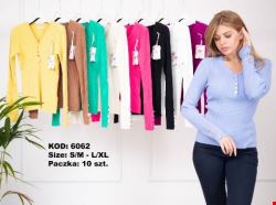 Sweter damskie 6062 Mix kolor S/M-L/XL