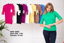 Sweter damskie 6068 Mix kolor S/M-L/XL