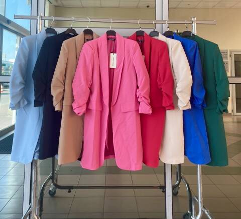 Marynarki damskie 4601 1 kolor S-XL (Towar włoskie)