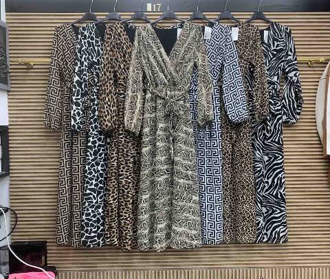 Sukienka damskie 5035 Mix kolor Standard (Towar Włoskie) 1