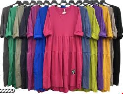 Sukienka damskie 5077 Mix kolor Standard (Towar Włoskie)