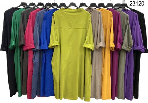 Sukienka damskie 5078 Mix kolor Standard (Towar Włoskie)