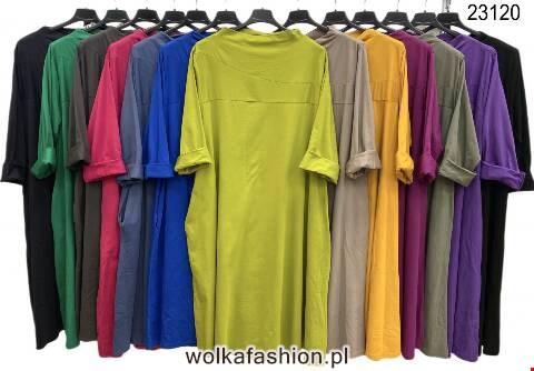 Sukienka damskie 5078 Mix kolor Standard (Towar Włoskie)
