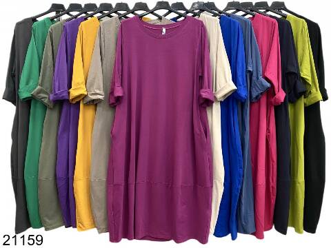 Sukienka damskie 5079 Mix kolor Standard (Towar Włoskie)