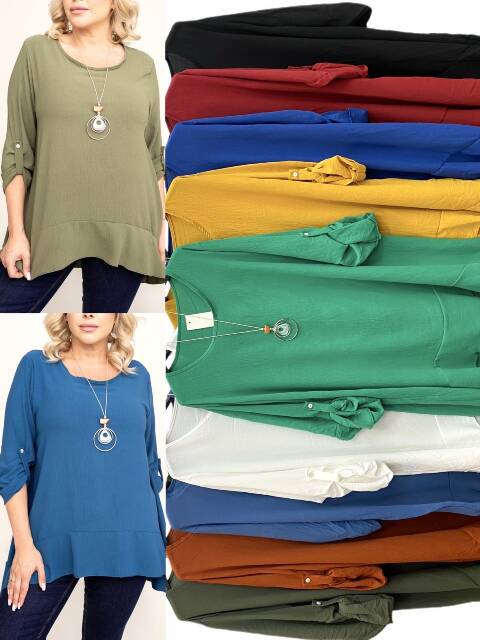 Bluzka damskie 5080 Mix kolor Standard (Towar Włoskie) 1