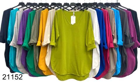 Bluzka damskie 5081 Mix kolor Standard (Towar Włoskie)