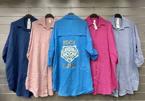 Koszula damskie 5089 Mix kolor Standard (Towar Włoskie) 1