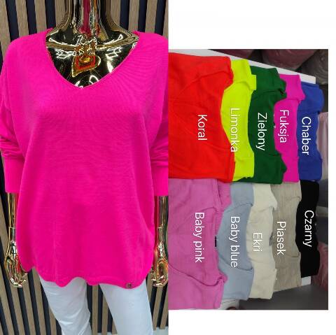 Sweter damskie 5269 Mix kolor Standard (Towar Tureckie) 1