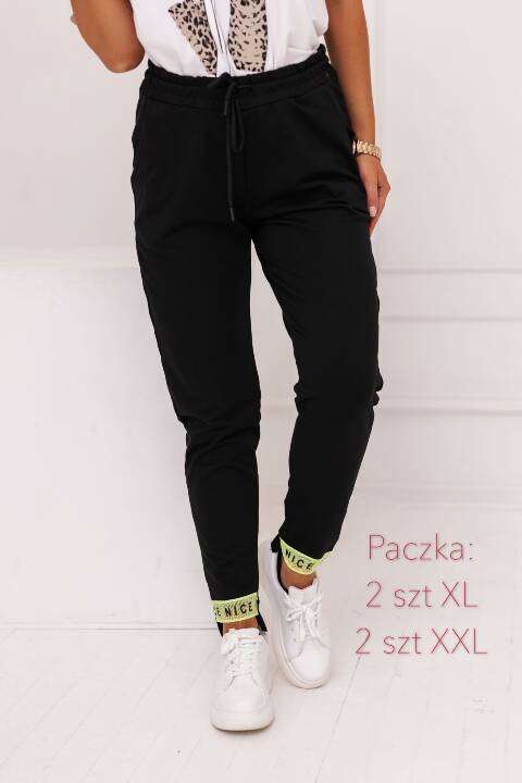 Spodnie dresowe damskie 5275 1 kolor XL-2XL (Towar Tureckie)