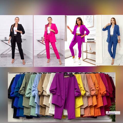 Komplet damskie 5294 1 kolor S-2XL (Towar Włoskie)